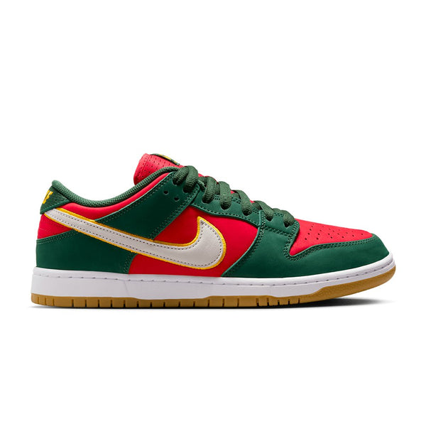 Nike Sb Dunk Low Pro Prm Sonics Fir / White - University Gold - Fire Red - Streetart.fr